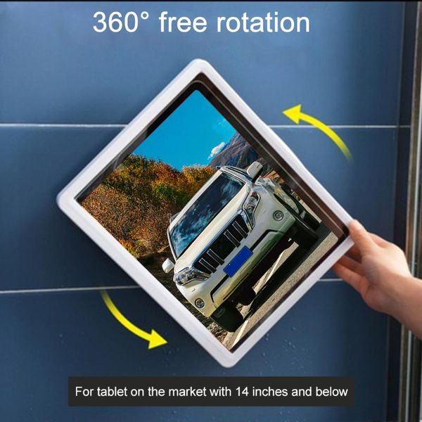 wall mounted tablet shell case rotatable self adhesive pounch bracket mobile phone bathroom waterproof holder pc stands
wall mounted tablet shell case rotatable self adhesive pounch bracket mobile phone bathroom waterproof holder pc stands