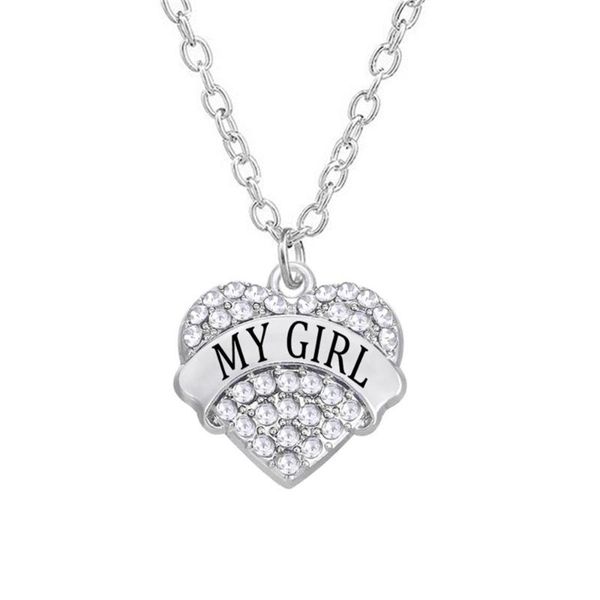 pendant necklaces european fashion heart styles crystal charm my girl names necklace girls gift jewelry wholesale, Silver
pendant necklaces european fashion heart styles crystal charm my girl names necklace girls gift jewelry wholesale, Silver
