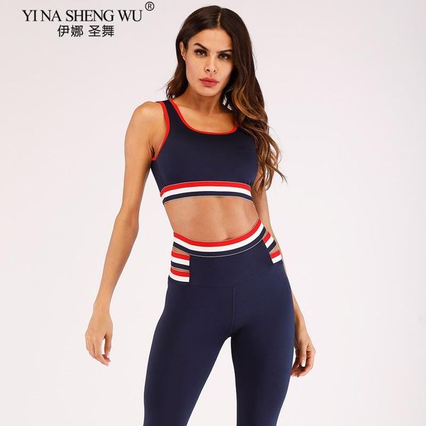 women yoga set for fitness striped gym sportwear bra & leggings high stretch pants suits quick dry sports sets outfit
women yoga set for fitness striped gym sportwear bra & leggings high stretch pants suits quick dry sports sets outfit