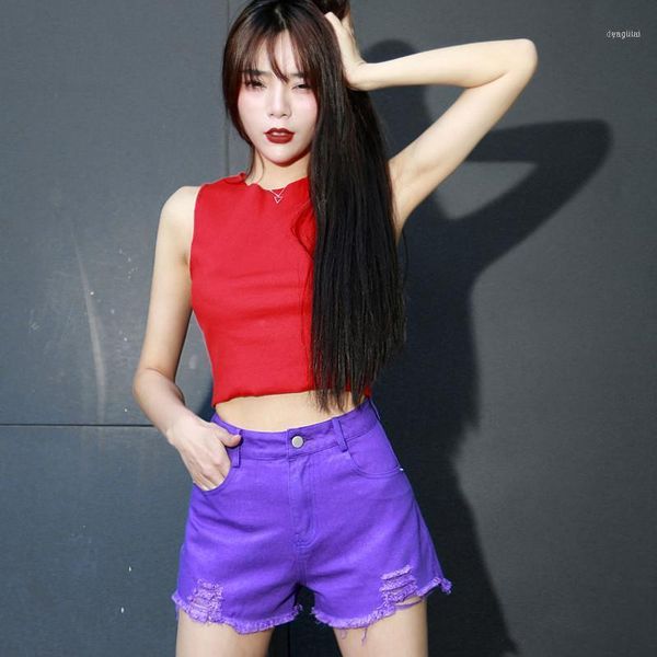 summer retro fashion red purple denim shorts high waist ripped tassel chic girl streetwear club short jeans bottoms1, White;black
summer retro fashion red purple denim shorts high waist ripped tassel chic girl streetwear club short jeans bottoms1, White;black
