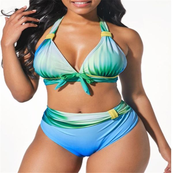 plus size bathing suits 2021 designed split v-neck printed multi color knots halter bikini sets for women maillot de bain women's swimw, White;black
plus size bathing suits 2021 designed split v-neck printed multi color knots halter bikini sets for women maillot de bain women's swimw, White;black