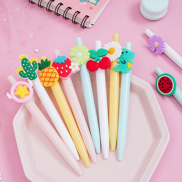 hong kong sheng cartoon push ball point pen cute student black 0.5 creative super medium oil, Blue;orange
hong kong sheng cartoon push ball point pen cute student black 0.5 creative super medium oil, Blue;orange