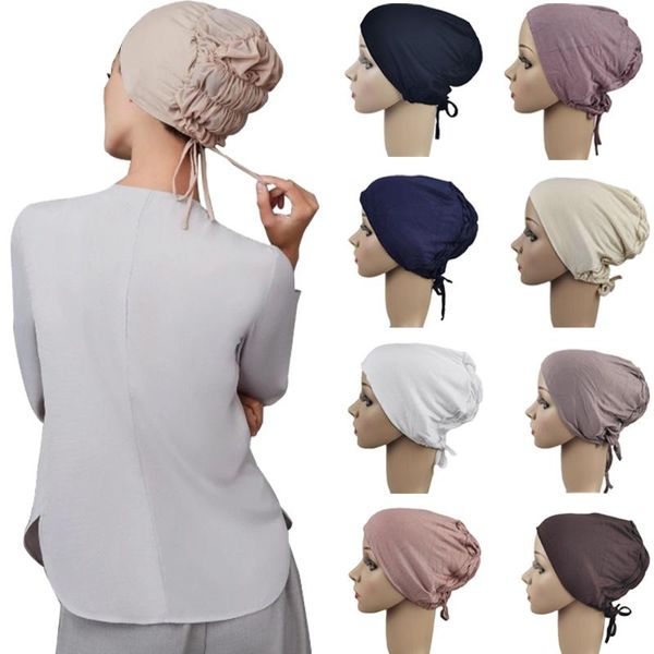ethnic clothing soft cotton muslim turban hat inner hijab caps islamic underscarf bonnet india tie back jersey female headwrap turbante, Red
ethnic clothing soft cotton muslim turban hat inner hijab caps islamic underscarf bonnet india tie back jersey female headwrap turbante, Red