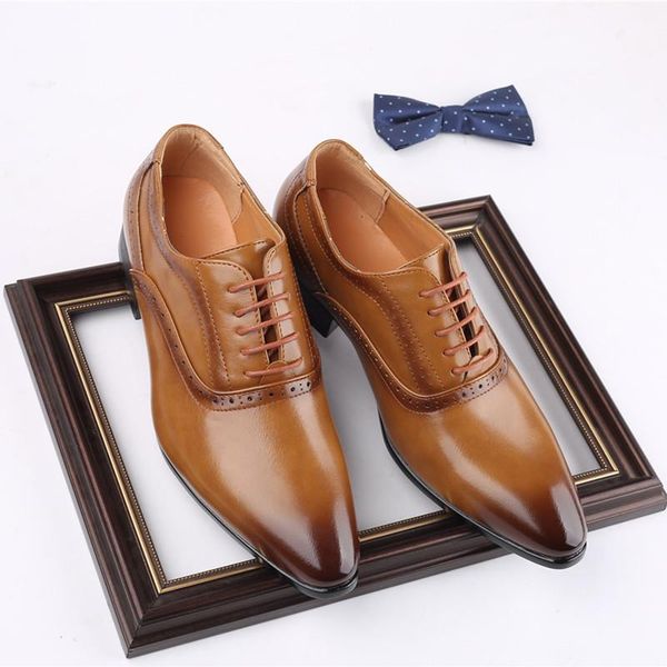 yomior luxury fashion british men casual leather shoes italian formal dress loafers pointed toe business wedding brogue, Black
yomior luxury fashion british men casual leather shoes italian formal dress loafers pointed toe business wedding brogue, Black