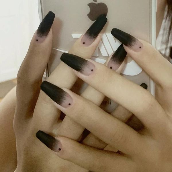 false nails long fake gradient black square head nail stickers glue type finished 24 patch, Red;gold
false nails long fake gradient black square head nail stickers glue type finished 24 patch, Red;gold