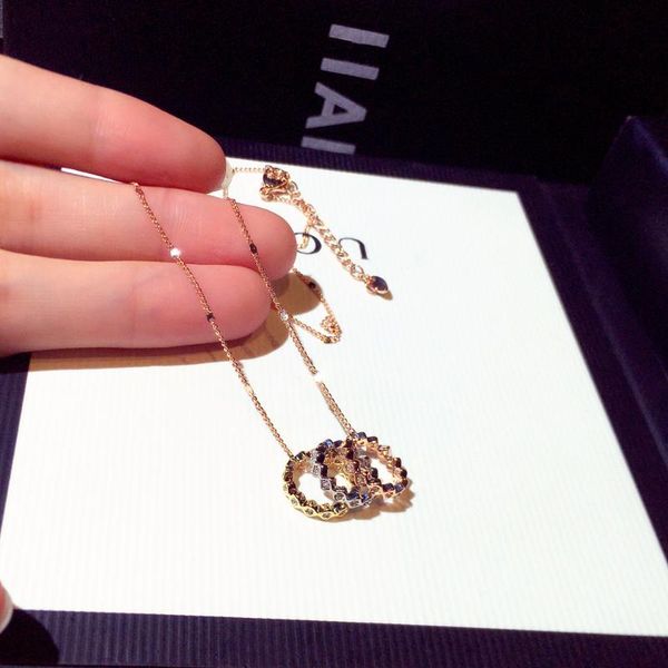 pendant necklaces tri-color circle necklace women's fashion design super flash rhinestone geometric temperament clavicle chain short gi, Silver
pendant necklaces tri-color circle necklace women's fashion design super flash rhinestone geometric temperament clavicle chain short gi, Silver