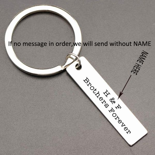 keychains keychain engraved h & f brothers forever personalized customed name gift for good friend brother key tag ring holder, Silver
keychains keychain engraved h & f brothers forever personalized customed name gift for good friend brother key tag ring holder, Silver