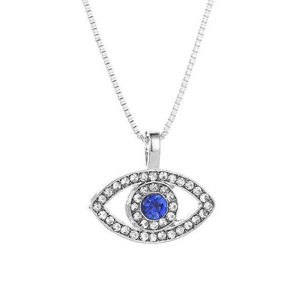 pendant necklaces vintage blue evil eye choker necklace for women fashion crystal zircon box chain charm party trend jewelry 2021, Silver
pendant necklaces vintage blue evil eye choker necklace for women fashion crystal zircon box chain charm party trend jewelry 2021, Silver