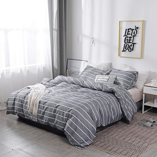 bedding sets 2/3 pcs nordic set simple grey stripes duvet cover quilt and pillowcases 220x240 king single double
bedding sets 2/3 pcs nordic set simple grey stripes duvet cover quilt and pillowcases 220x240 king single double