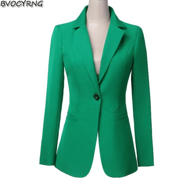 women's jackets spring autumn clothing slim small suit one buckle fashion high-end female coat large size jacket solid color, Black;brown
women's jackets spring autumn clothing slim small suit one buckle fashion high-end female coat large size jacket solid color, Black;brown
