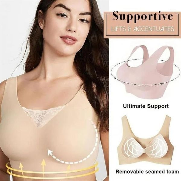 sale seamless plus size elastic comfort lace vest bra (from to 7xl) aic88, Black;white
sale seamless plus size elastic comfort lace vest bra (from to 7xl) aic88, Black;white