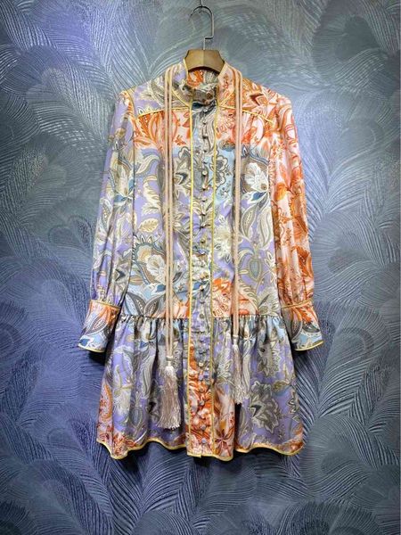 street style dresses zim latest stand collar printed lantern sleeves cotton blend dress dyas, Black;pink
street style dresses zim latest stand collar printed lantern sleeves cotton blend dress dyas, Black;pink