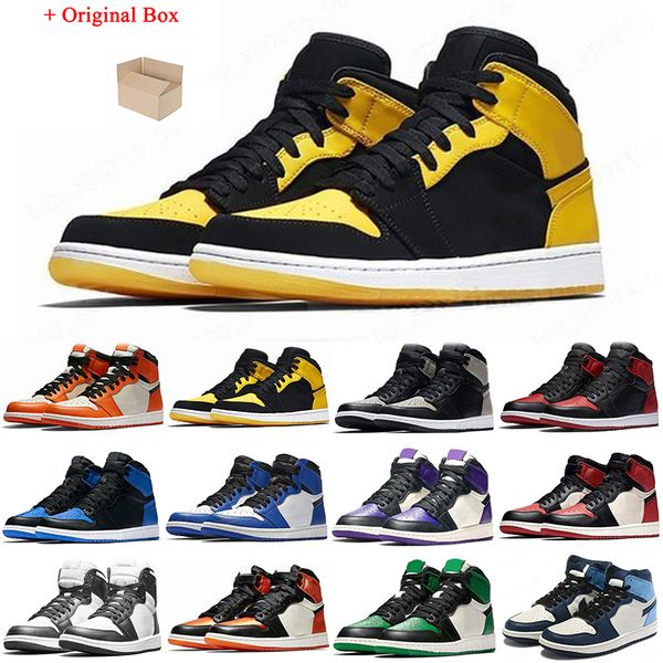 colorful high 1 1s mens womens basketball shoes jumpman shattered backboard black mark midnight yellow toe seafoam breathable trainers sport
colorful high 1 1s mens womens basketball shoes jumpman shattered backboard black mark midnight yellow toe seafoam breathable trainers sport
