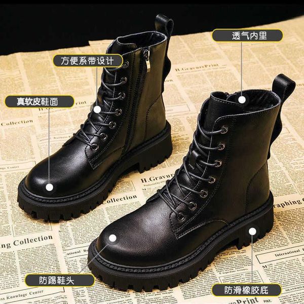boots soft leather women's british style fall / winter 2021 plush short net red thick soled motorcycle, Black
boots soft leather women's british style fall / winter 2021 plush short net red thick soled motorcycle, Black