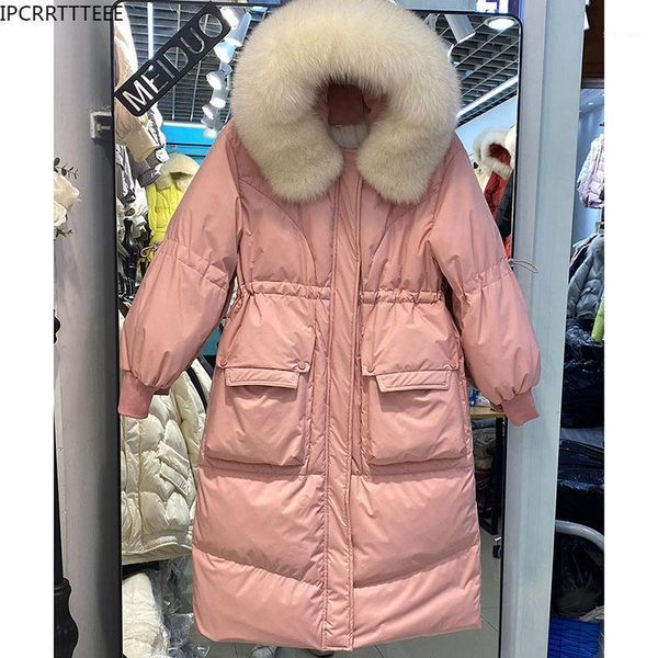 women's down & parkas large natural fur hooded winter coat women 90% white duck jacket thick warm female outerwear, Black
women's down & parkas large natural fur hooded winter coat women 90% white duck jacket thick warm female outerwear, Black