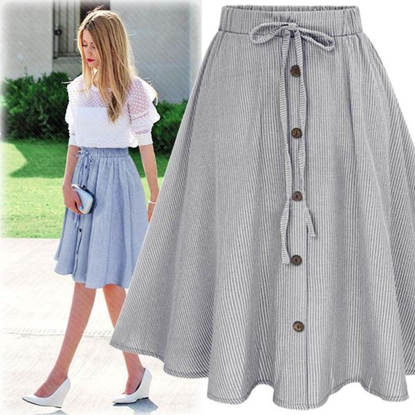 skirts fashion tie single breasted knee-length for women elegant streped skirt femme waist high office ladies jupe, Black
skirts fashion tie single breasted knee-length for women elegant streped skirt femme waist high office ladies jupe, Black