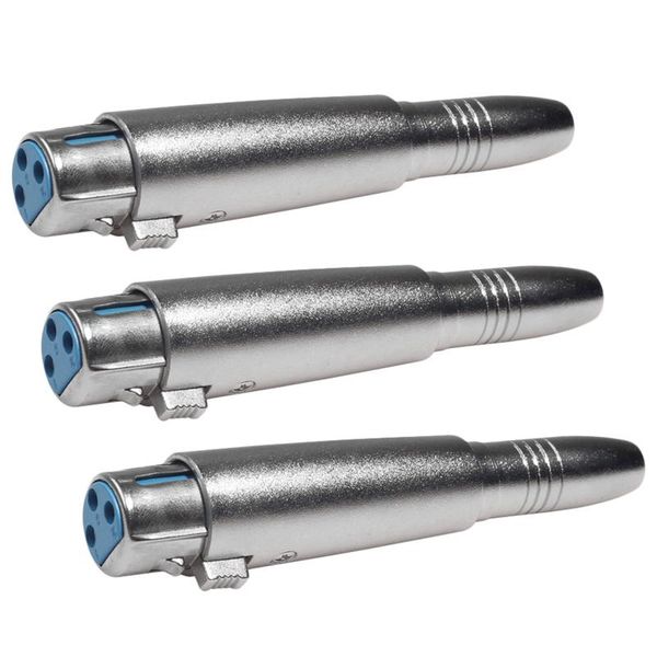 audio cables & connectors xlr 3 pin female to 6.35mm jack socket plug microphone connector for mic music desk speaker
audio cables & connectors xlr 3 pin female to 6.35mm jack socket plug microphone connector for mic music desk speaker