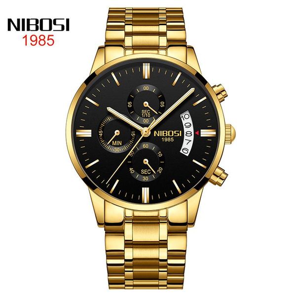 wristwatches nibosi gold men watches luxury famous brand men's fashion casual watch military quartz relogio masculino 2309, Slivery;brown
wristwatches nibosi gold men watches luxury famous brand men's fashion casual watch military quartz relogio masculino 2309, Slivery;brown