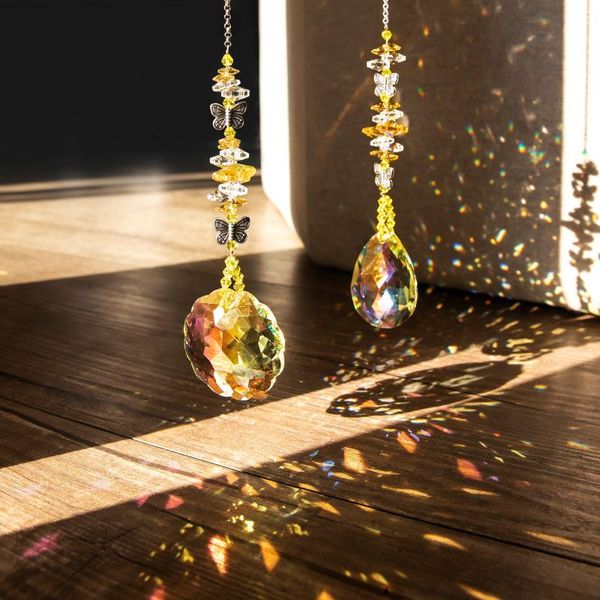 h&d 2pcs chandelier crystal suncatchers rainbow maker wall hanging window prism ornament for room home office garden decor decorations
h&d 2pcs chandelier crystal suncatchers rainbow maker wall hanging window prism ornament for room home office garden decor decorations