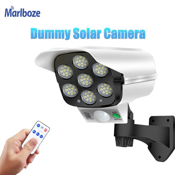 cameras marlboze remote control solar camera street light monitor lamp fake body induction wall waterproof ip66 dummy
cameras marlboze remote control solar camera street light monitor lamp fake body induction wall waterproof ip66 dummy