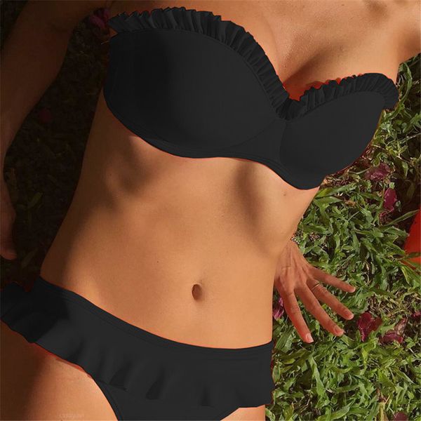 yicn strapless thong bikini push up swimsuits floral biquini swimwear women solid bikini set beachwear off shoulder bathing suit
yicn strapless thong bikini push up swimsuits floral biquini swimwear women solid bikini set beachwear off shoulder bathing suit