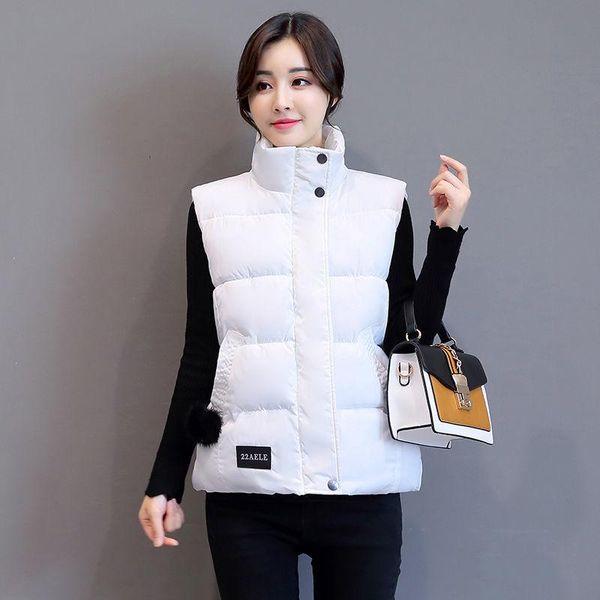 women's vests stand-up collar solid casual cotton vest autumn winter short fashion 2021 female slim waistcoat padded jacket, Black;white
women's vests stand-up collar solid casual cotton vest autumn winter short fashion 2021 female slim waistcoat padded jacket, Black;white