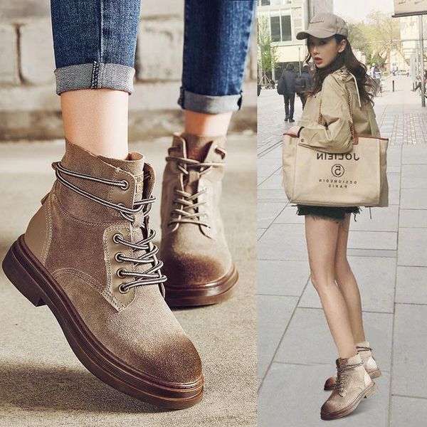 boots scrub flock riding women autumn winter concise preppy style thicken ankle booties cross-tied sewing motorcycle botas shoes, Black
boots scrub flock riding women autumn winter concise preppy style thicken ankle booties cross-tied sewing motorcycle botas shoes, Black