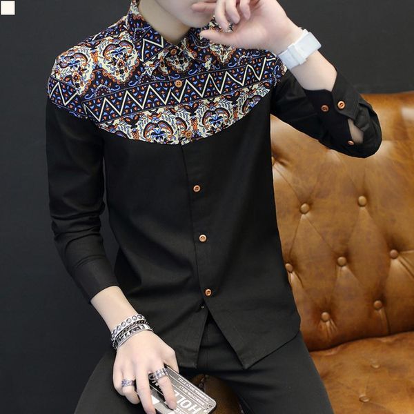 simplicity men clothing 2021 vintage clothes long sleeves button up man crop collared tshirt homme men's cardigan camisas de hombre 7g4, White;black
simplicity men clothing 2021 vintage clothes long sleeves button up man crop collared tshirt homme men's cardigan camisas de hombre 7g4, White;black