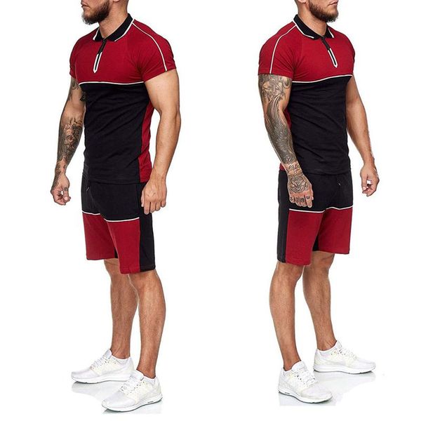men's tracksuits 2021 summer shorts suits male casual splicing running sets homme 2-pieces short sleeve + pants men clothes, Gray
men's tracksuits 2021 summer shorts suits male casual splicing running sets homme 2-pieces short sleeve + pants men clothes, Gray