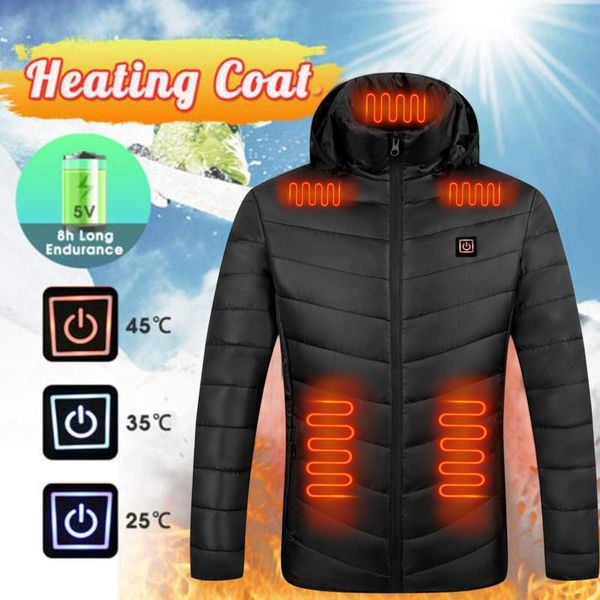 men's vests 11 areas winter warm men jacket smart heated vest usb trekking heating body warmer pad hunting, Black;white
men's vests 11 areas winter warm men jacket smart heated vest usb trekking heating body warmer pad hunting, Black;white