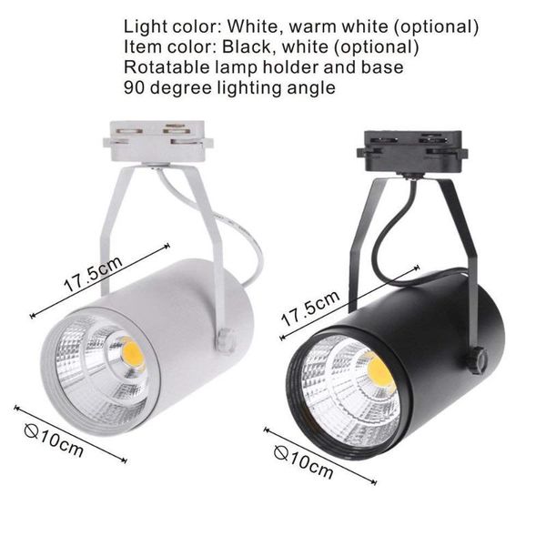 ceiling spot wall light ac85-265v 1080lm cob spotlight led track adjustable for office shopping mall clothing shop exhibitio spotlights
ceiling spot wall light ac85-265v 1080lm cob spotlight led track adjustable for office shopping mall clothing shop exhibitio spotlights