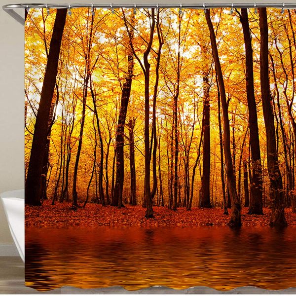 shower curtain set with 12 hooks,lake in autumn forest beautiful nature background,decorative bath curtain modern bathroom
shower curtain set with 12 hooks,lake in autumn forest beautiful nature background,decorative bath curtain modern bathroom