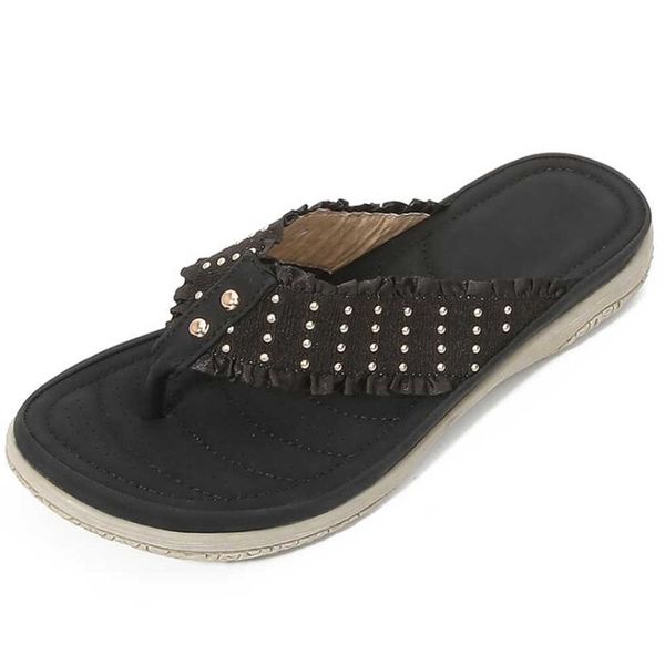 women's slippers fashion s casual beach ladies shoes summer indoor outdoor flat flip-flops large size qq704 210625, Black
women's slippers fashion s casual beach ladies shoes summer indoor outdoor flat flip-flops large size qq704 210625, Black