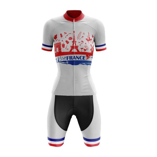 france eiffel tower lady's cycling jersey set ciclismo feminina short sleeve bib shorts gel breathable pad ropa mujer racing sets, Black;blue
france eiffel tower lady's cycling jersey set ciclismo feminina short sleeve bib shorts gel breathable pad ropa mujer racing sets, Black;blue