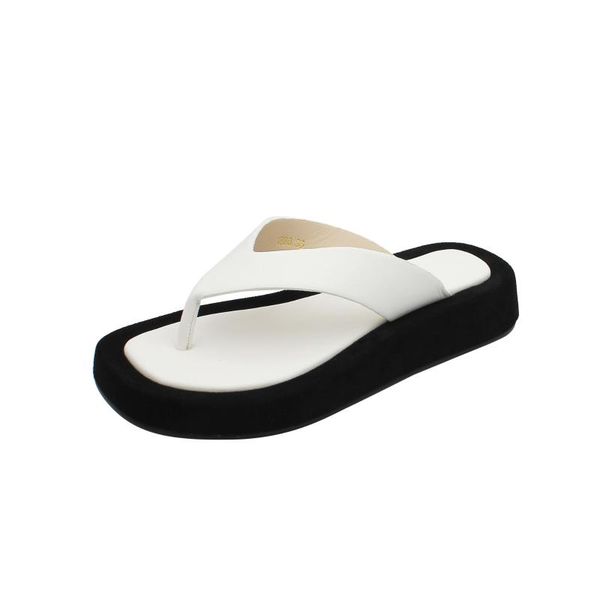 slippers 2021 summer style sandals and women's flip flops thick-soled wear flat beach shoes, Black
slippers 2021 summer style sandals and women's flip flops thick-soled wear flat beach shoes, Black