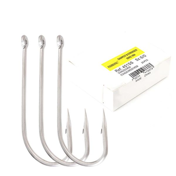 high carbon steel hooks 401ss 1pack hand fishing barbed fishhook 6/0#-1/0# 25pcs/lot 1#-8#50pcs/lot carp accessories
high carbon steel hooks 401ss 1pack hand fishing barbed fishhook 6/0#-1/0# 25pcs/lot 1#-8#50pcs/lot carp accessories