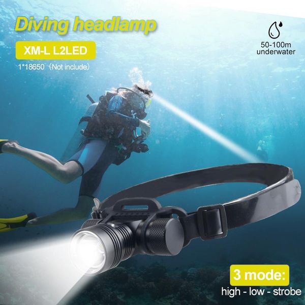 mode led diving headlamp recharge xm-l2 underwater 100 meter headlight fishing lamp light camping waterproof for 18650 headlamps
mode led diving headlamp recharge xm-l2 underwater 100 meter headlight fishing lamp light camping waterproof for 18650 headlamps