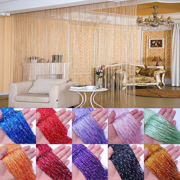 curtain & drapes 3x3 meter shiny tassel silver line string fashion valance living room divider wedding party diy home decoration
curtain & drapes 3x3 meter shiny tassel silver line string fashion valance living room divider wedding party diy home decoration