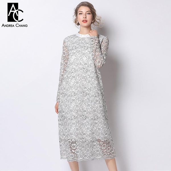 casual dresses s-xxl spring summer woman dress black border white flower pattern lace full sleeve calf length a-line loose, Black;gray
casual dresses s-xxl spring summer woman dress black border white flower pattern lace full sleeve calf length a-line loose, Black;gray