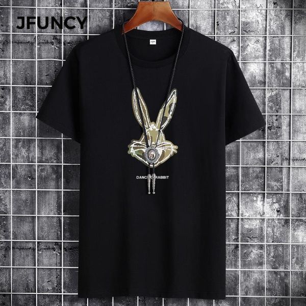 men's t-shirts jfuncy 2021 summer cotton men t-shirt loose casual short sleeve fashion printing big size, White;black
men's t-shirts jfuncy 2021 summer cotton men t-shirt loose casual short sleeve fashion printing big size, White;black