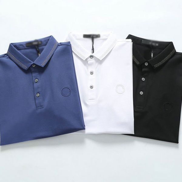 2022 men's designer polo shirt brand classic t-shirt embroidered short sleeve summer lapel solid color clothing size m-3xl, White;black
2022 men's designer polo shirt brand classic t-shirt embroidered short sleeve summer lapel solid color clothing size m-3xl, White;black