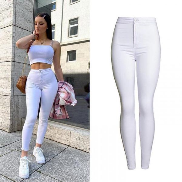 women's jeans women skinny high waisted stretch slim fit push up pencil jean trendy trouser white slimming tangada denim pants plus siz, Blue
women's jeans women skinny high waisted stretch slim fit push up pencil jean trendy trouser white slimming tangada denim pants plus siz, Blue