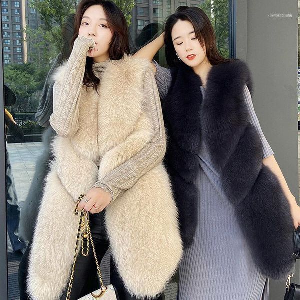 Women's Fur & Faux Loose Big Size Coat Warm Jacket Autumn Winter Casual Elegant Ladies Outwear Fashion Sleeveless Female Plus Y111, Black
Women's Fur & Faux Loose Big Size Coat Warm Jacket Autumn Winter Casual Elegant Ladies Outwear Fashion Sleeveless Female Plus Y111, Black