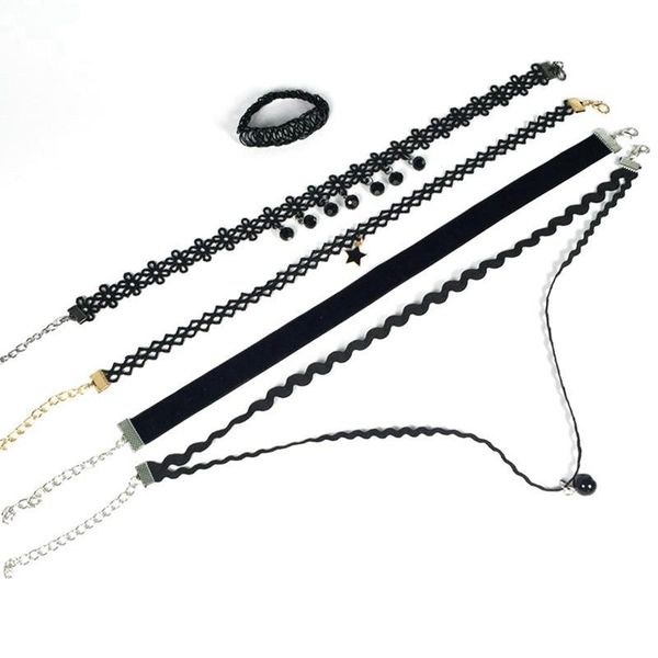 vintage choker necklace black lace velvet woman collar party jewelry neck accessories chokers handcrafted chain, Golden;silver
vintage choker necklace black lace velvet woman collar party jewelry neck accessories chokers handcrafted chain, Golden;silver