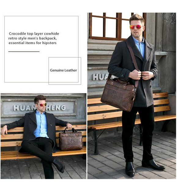 special offer alligator pattern genuine leather men handbag 14" lapbag luxury horizontal business briefcase briefcases
special offer alligator pattern genuine leather men handbag 14" lapbag luxury horizontal business briefcase briefcases