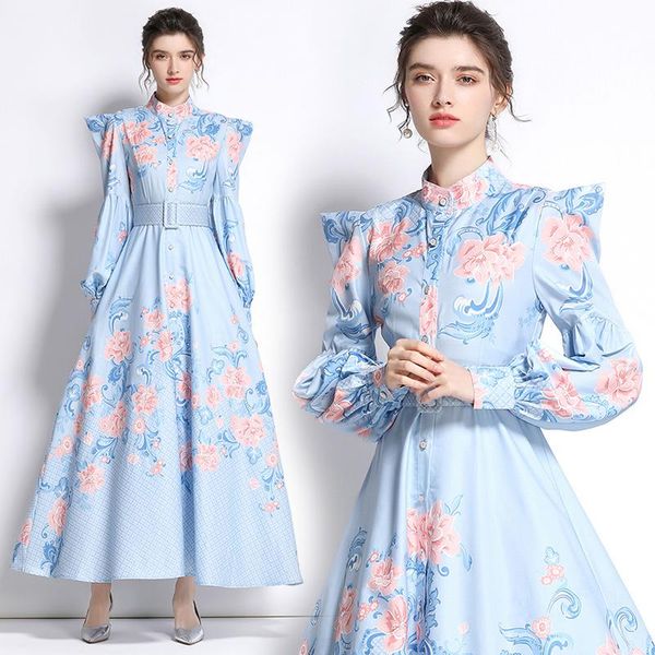 casual dresses real s spot - australian autumn retro positioning printed long sleeve dress oxhorn shoulder, Black;gray
casual dresses real s spot - australian autumn retro positioning printed long sleeve dress oxhorn shoulder, Black;gray