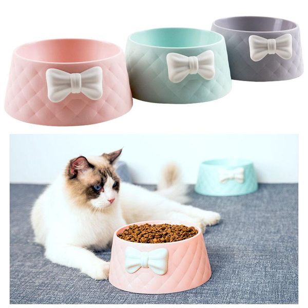 cat bowls & feeders 3 colors cute bow plastic pet bowl for dog pets food puppy water drinking feeding
cat bowls & feeders 3 colors cute bow plastic pet bowl for dog pets food puppy water drinking feeding