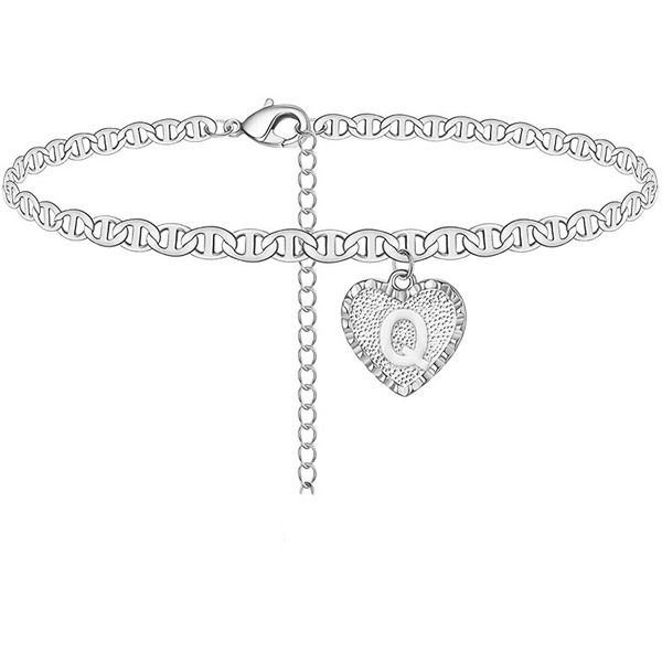 heart initials ankle bracelet 14k silver plated letter anklet barefoot beach jewelry accessories leg bracelets for women girl, Red;blue
heart initials ankle bracelet 14k silver plated letter anklet barefoot beach jewelry accessories leg bracelets for women girl, Red;blue