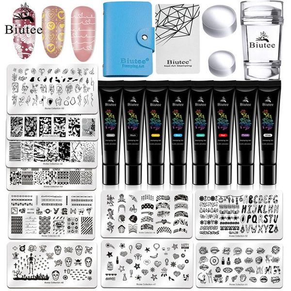 nail art kits biutee stamping gel polish uv stamper plates flowers letter love heart scraper case bag templates kit tools
nail art kits biutee stamping gel polish uv stamper plates flowers letter love heart scraper case bag templates kit tools