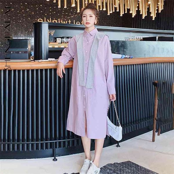 shengpllae temperament shawl dress women's spring lapel single breasted long sleeve mid-calf shirt dresses female 5c115 210427, White
shengpllae temperament shawl dress women's spring lapel single breasted long sleeve mid-calf shirt dresses female 5c115 210427, White